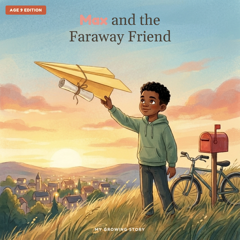 Book cover: the hero at age 9
