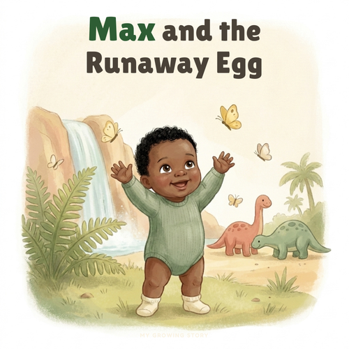 Sample cover: Max and the Runaway Egg